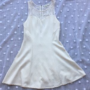 ♦️LAST CHANCE♦️Creme Monteau Dress